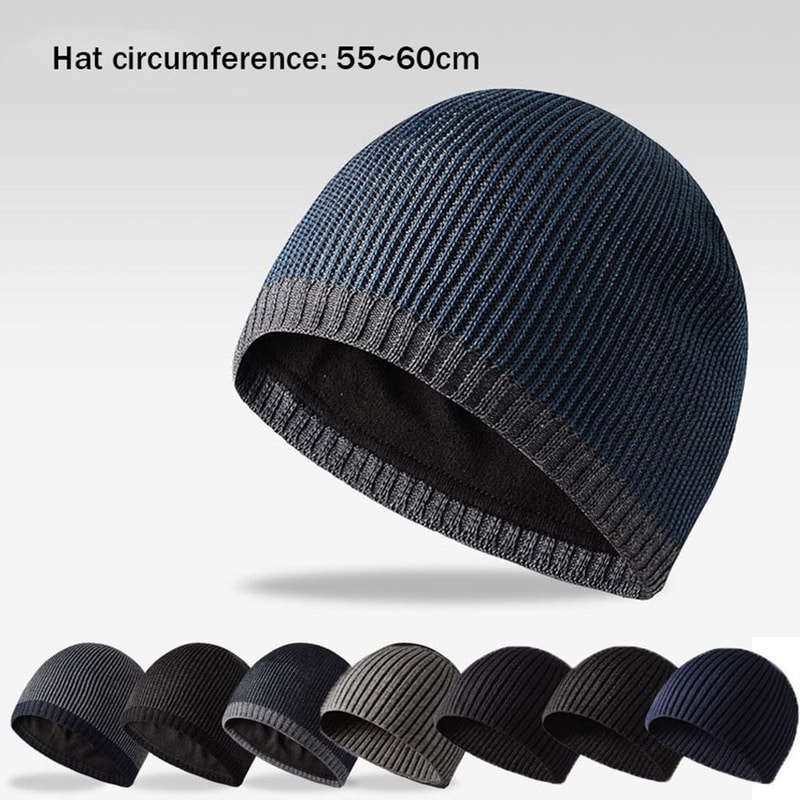 Winter Warm Knitted Beanies for Men and Women, High Quality Outdoor Sport Windproof Cap, Soft Comfortable Hiking and Cyc