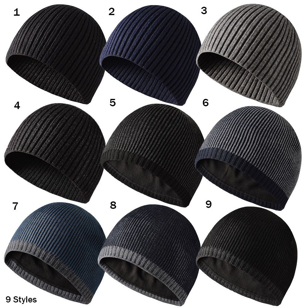 Winter Warm Knitted Beanies for Men and Women, High Quality Outdoor Sport Windproof Cap, Soft Comfortable Hiking and Cyc