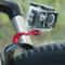 GoPro Camera Stand Aluminum Alloy Bicycle Front Light Holder Black Red Folding Lamp Bracket For Bro 2