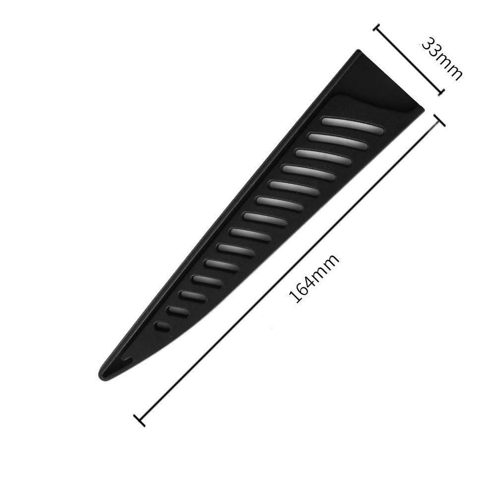 New Plastic Hollow Fast Drainage Black Knife Storage Sheath Sheath Belt Outdoor Tool 7