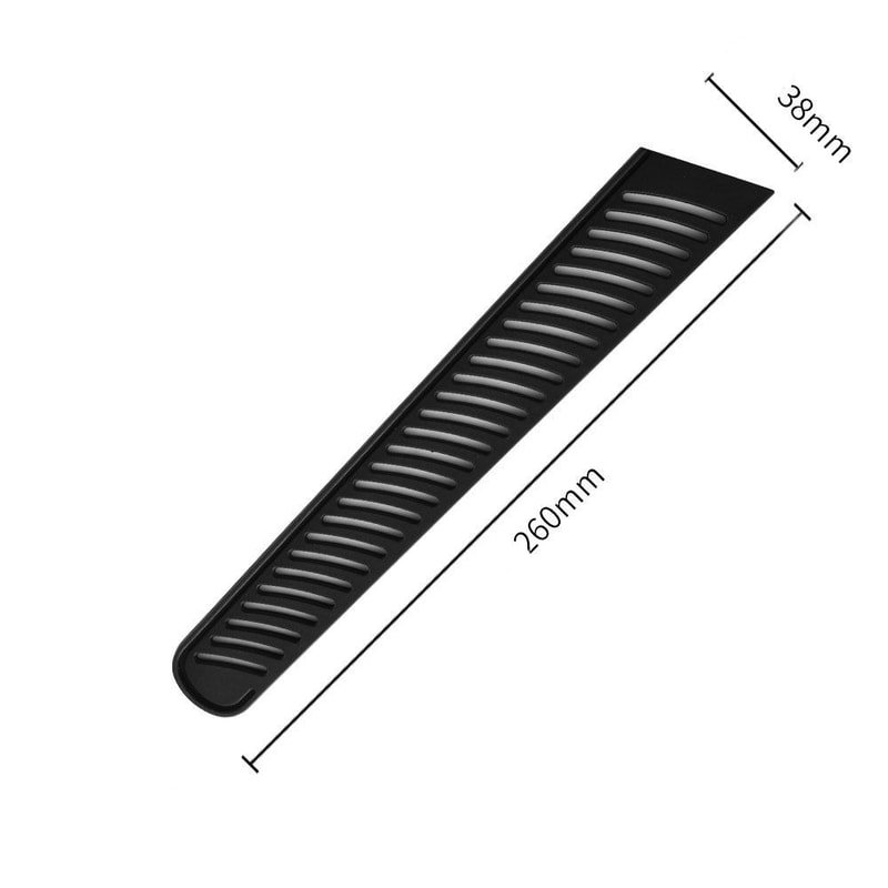 New Plastic Hollow Fast Drainage Black Knife Storage Sheath Sheath Belt Outdoor Tool 12