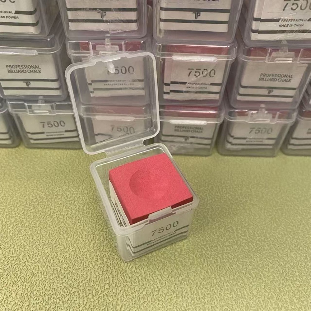 Non-slip Snooker Billiard Chalk Pink/Grey Fine Powder Pool Chalk Accessories for Professional Play