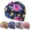 Elastic Nylon Turban Flowers Printed Swimming Cap Long Hair Sports Swim Pool Bathing Hat For Men W 1