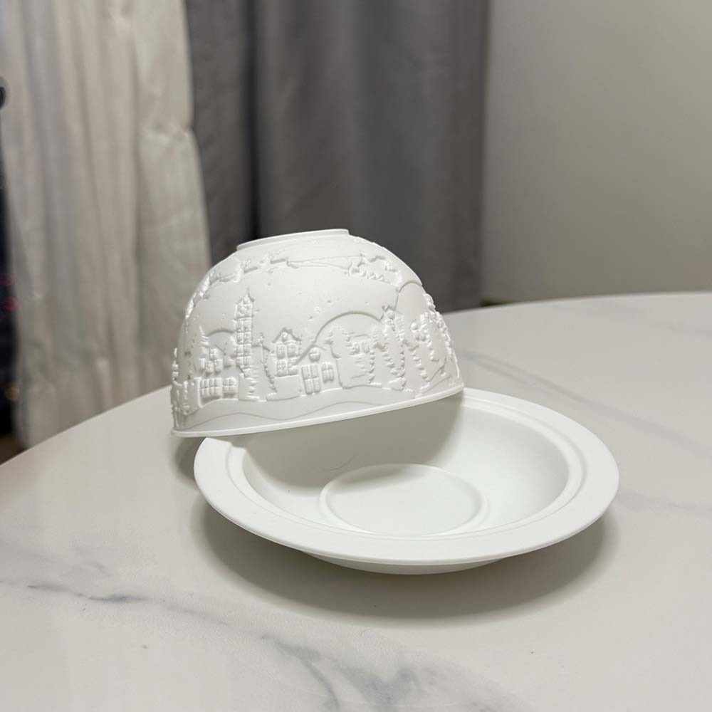 Vintage Snowman and Deer Christmas Candle Holder, Tea Light Table Top Centerpieces for Weddings, Party Gift Decor