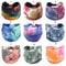 Women Vintage Turban Headwrap, Fashion Tie Dye Wide Knotted Headbands, Elastic Bandanas, Girls Yoga Hair Bands