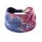 Women Vintage Turban Headwrap, Fashion Tie Dye Wide Knotted Headbands, Elastic Bandanas, Girls Yoga Hair Bands