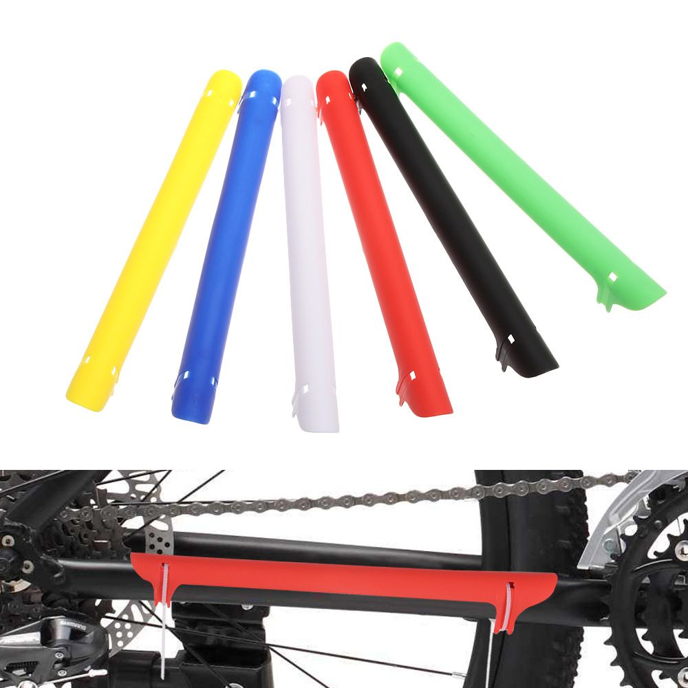 Bicycle Posted Protector, Plastic Bike Chain Care Cover, Multicolor Cycling Accessories