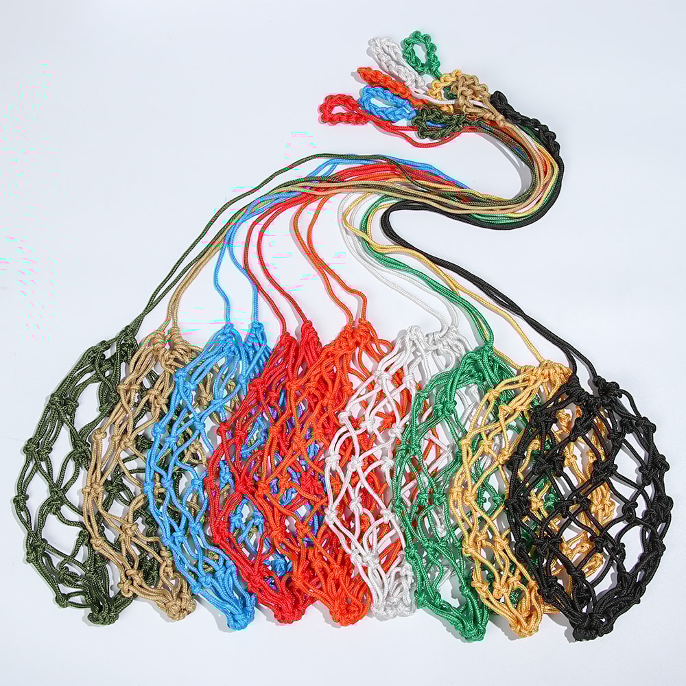 Professional Youth Football Self Trainer Kick Net, Nylon Mesh Soccer Ball Carry Bag, Outdoor Sport Trainer, Solid Pocket