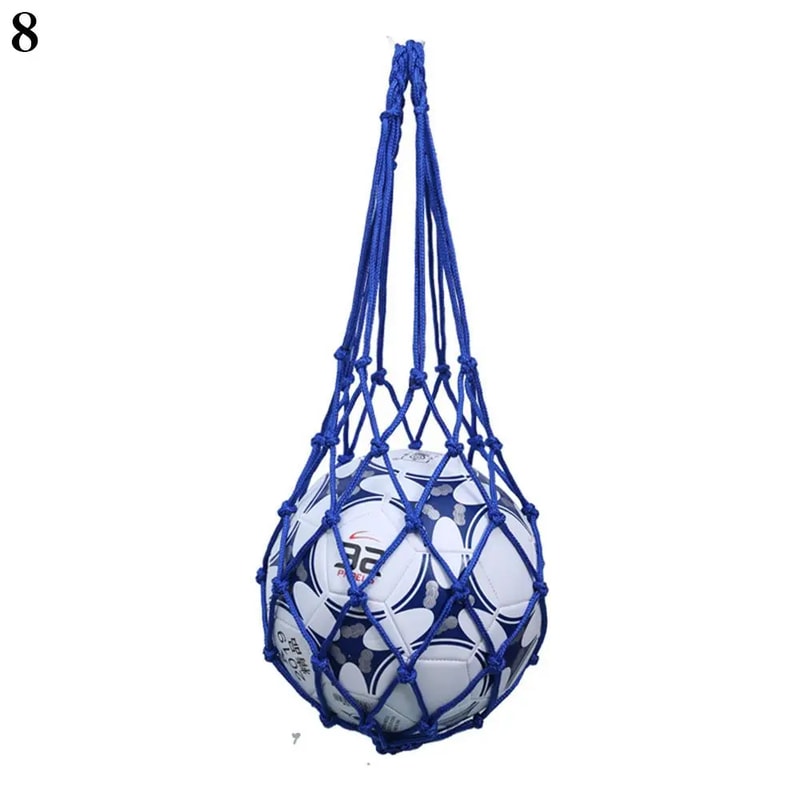 Professional Youth Football Self Trainer Kick Net, Nylon Mesh Soccer Ball Carry Bag, Outdoor Sport Trainer, Solid Pocket