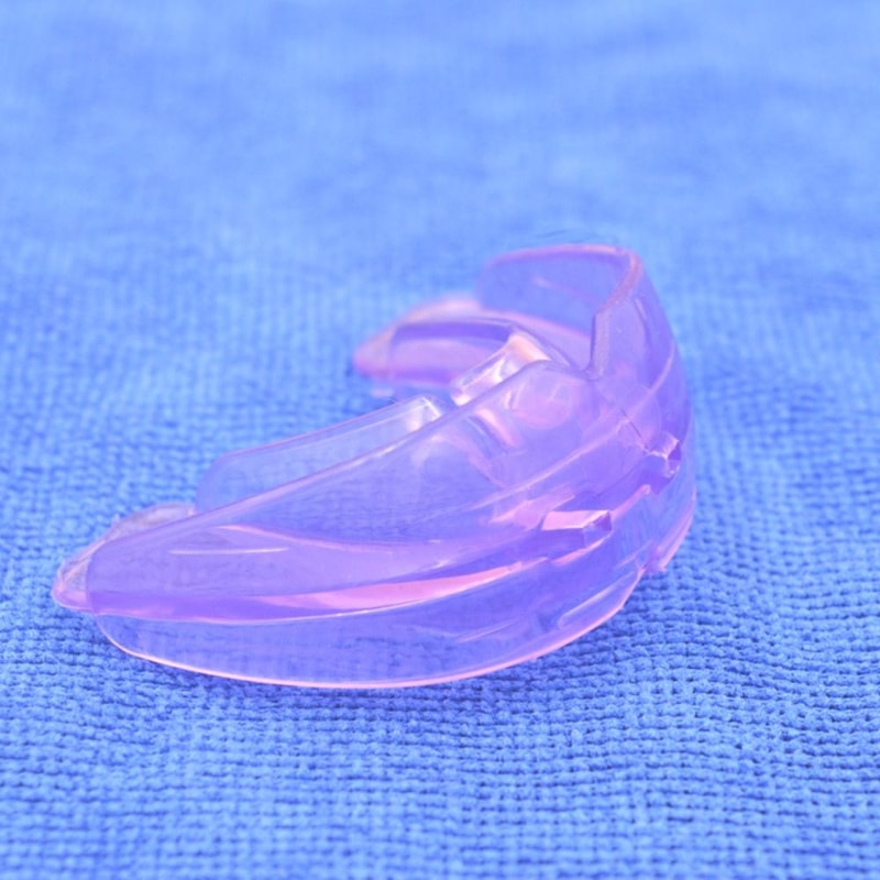 Professional Silicone Mouth Guard, Sports Teeth Protection, Boxing Gum Shield in Blue, Purple, Pink for Adults & Kids