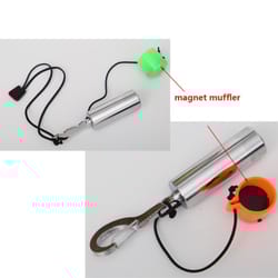 multifunctional scuba diving signal shaker, stainless steel signal bell with cap, diving rattle noise maker