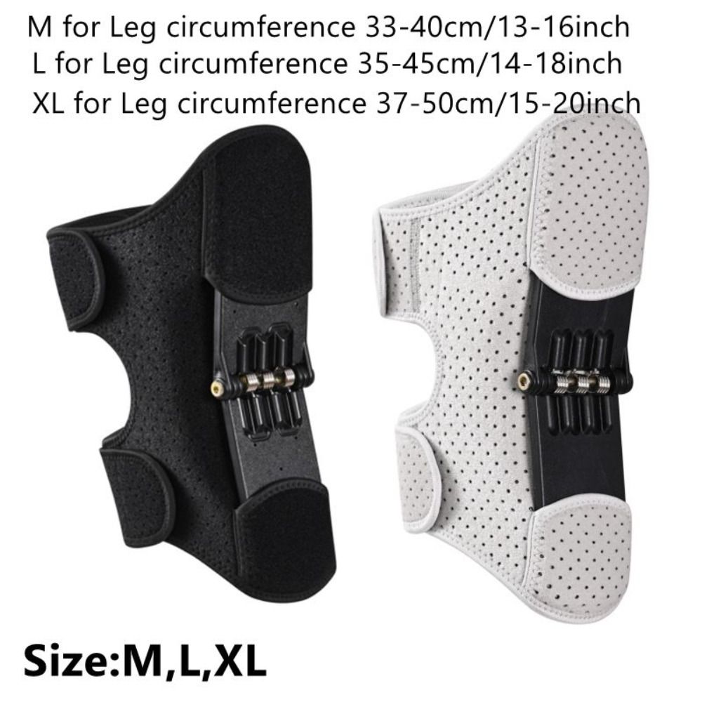 Breathable Adjustable Knee Protection Booster, Powerful Rebound Springs Knee Assistive Device, Non-Slip Brace Joint