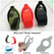 Outdoor Quickdraw Carabiner Silicone Water Bottle Belt Holder Hanger For Hiking Camping Safety Clas 2
