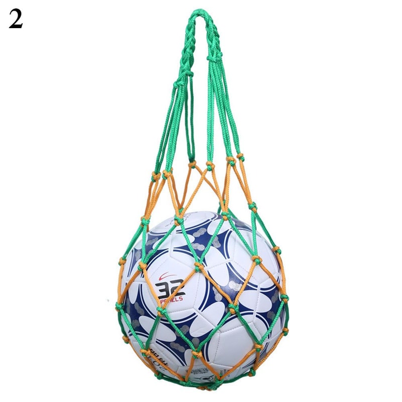 Football Ball Carrying Mesh Bag Durable Nylon Weaving Net Volleyball Bag Portable Sports Equipment 6