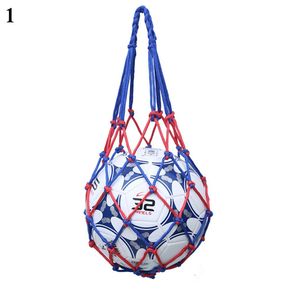 Football Ball Carrying Mesh Bag Durable Nylon Weaving Net Volleyball Bag Portable Sports Equipment 7