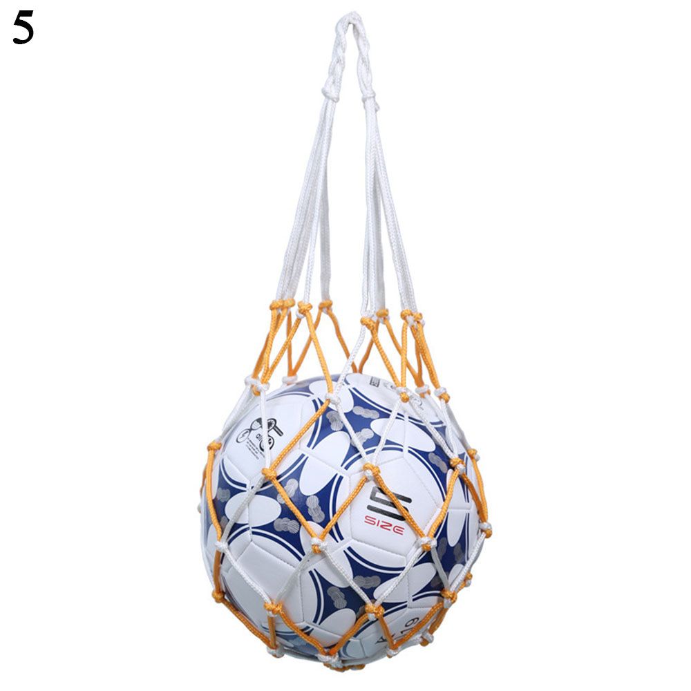 Football Ball Carrying Mesh Bag Durable Nylon Weaving Net Volleyball Bag Portable Sports Equipment 8