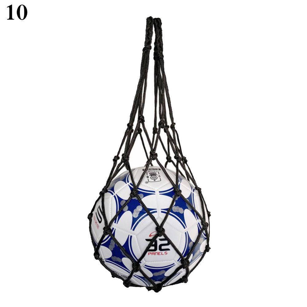 Football Ball Carrying Mesh Bag Durable Nylon Weaving Net Volleyball Bag Portable Sports Equipment 10