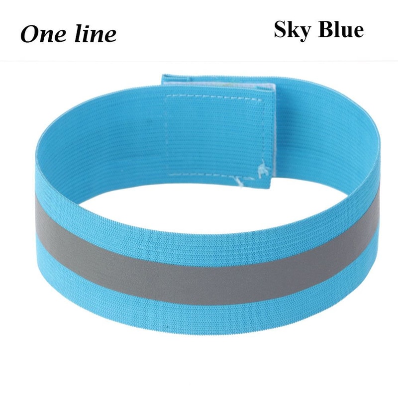 Elasticated Reflective Band Wristband For Hand Ankle Leg Night Safety Alert Cycling And Sports Warn 7