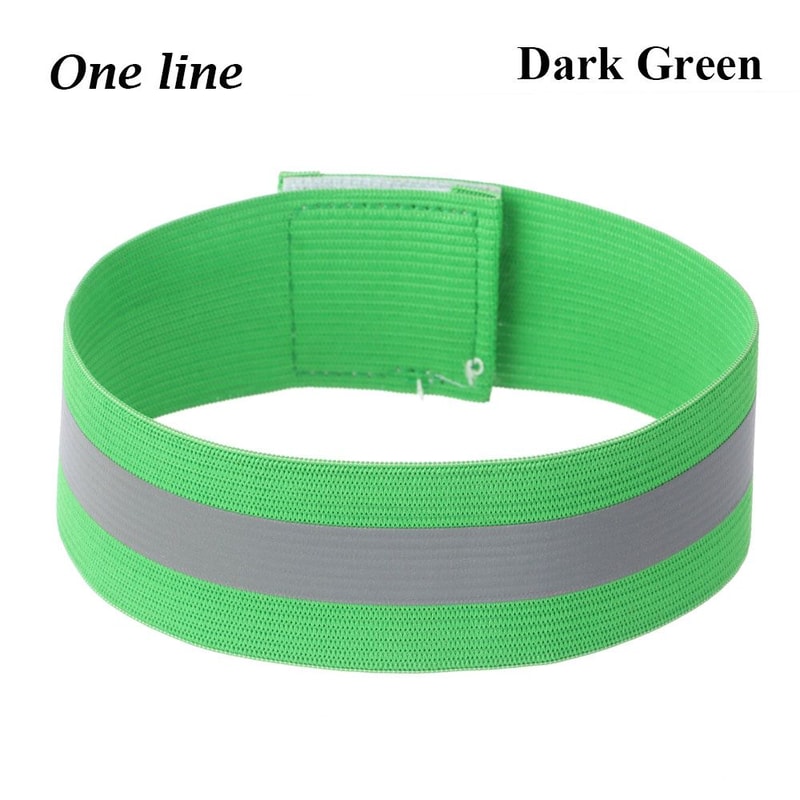 Elasticated Reflective Band Wristband For Hand Ankle Leg Night Safety Alert Cycling And Sports Warn 8