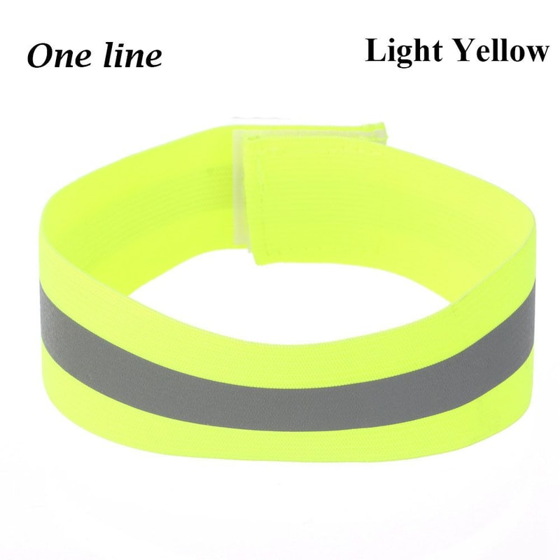 Elasticated Reflective Band Wristband For Hand Ankle Leg Night Safety Alert Cycling And Sports Warn 9