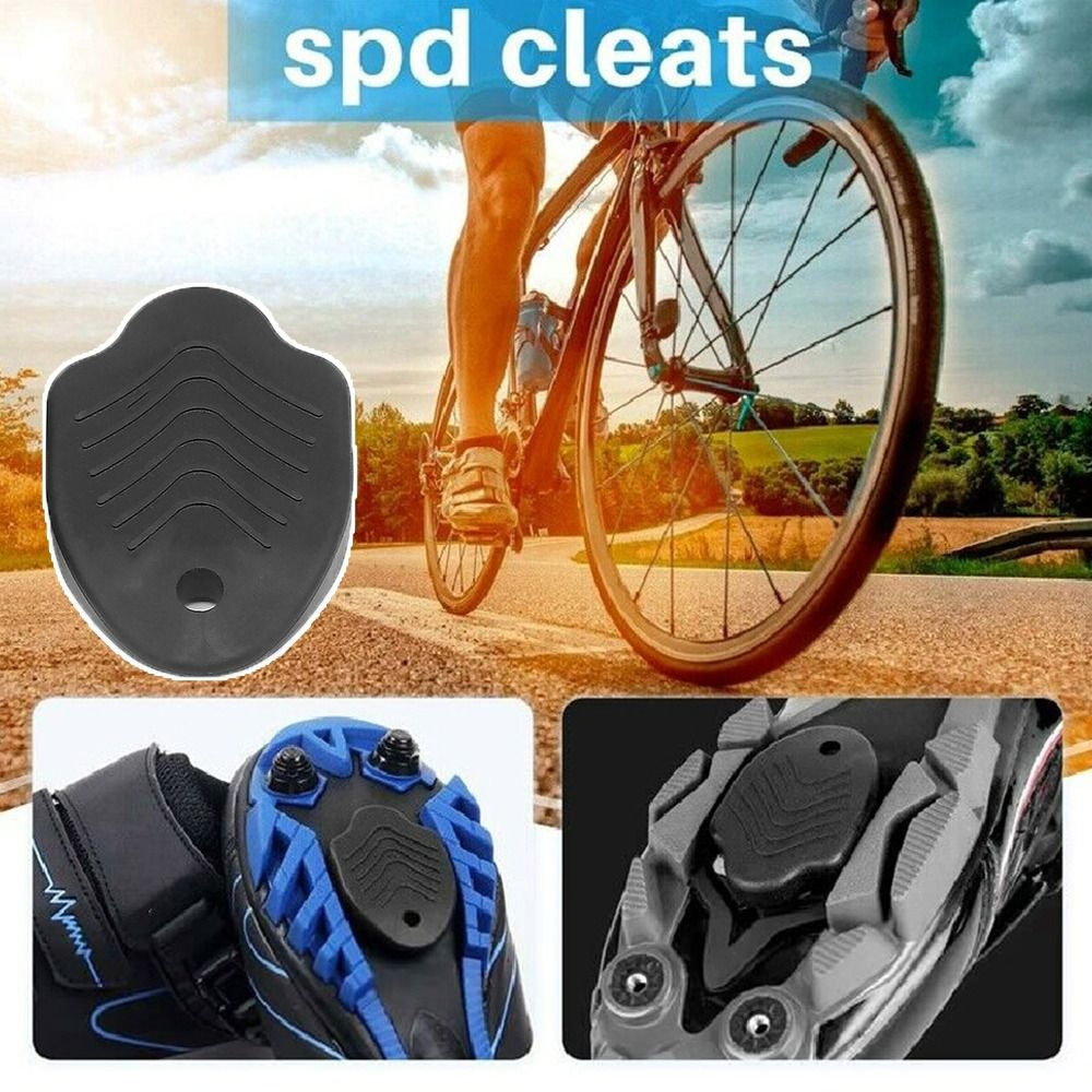 Unisex Wear-resistant SPD Cleat Covers, Plastic Anti-slip Bike Cleat Lock, Protective Sleeve for Cycling
