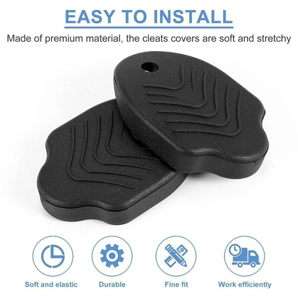 Unisex Wear-resistant SPD Cleat Covers, Plastic Anti-slip Bike Cleat Lock, Protective Sleeve for Cycling
