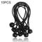 Black Ball Bungee Pack Shock Elastic Tie Loop Trailer Ropes Securing Buckle Backpack Accessories Ou 1