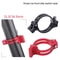 Bicycle Accessories Aluminum Alloy Front Derailleur Clamp Red Black Brazeon Convertor Bicycle Parts 1