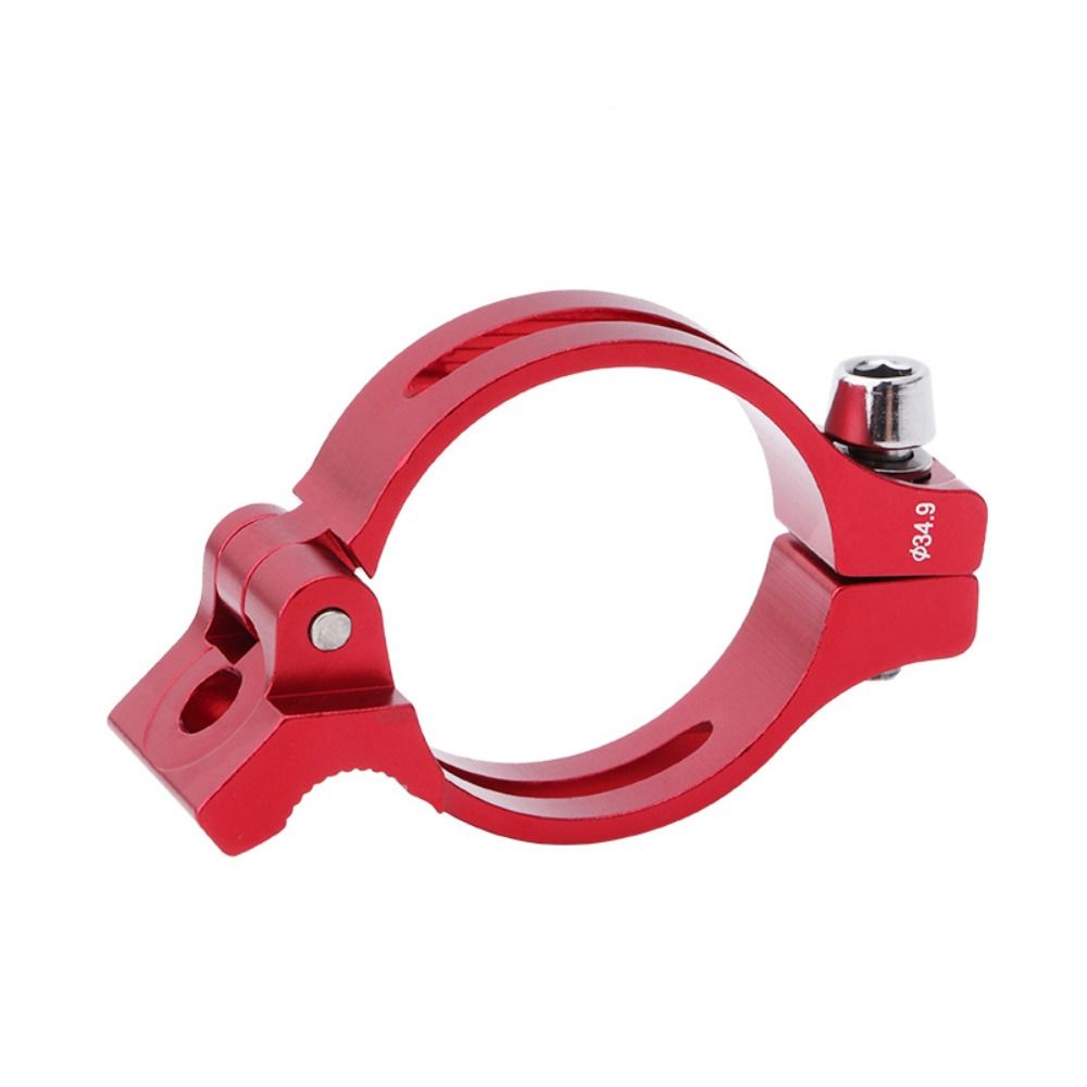Bicycle Accessories Aluminum Alloy Front Derailleur Clamp Red Black Brazeon Convertor Bicycle Parts 6