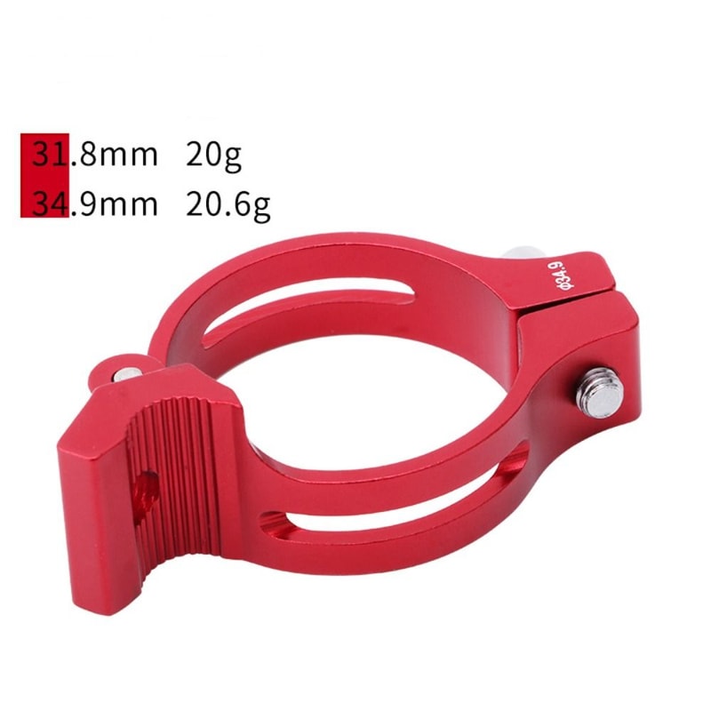 Bicycle Accessories Aluminum Alloy Front Derailleur Clamp Red Black Brazeon Convertor Bicycle Parts 5