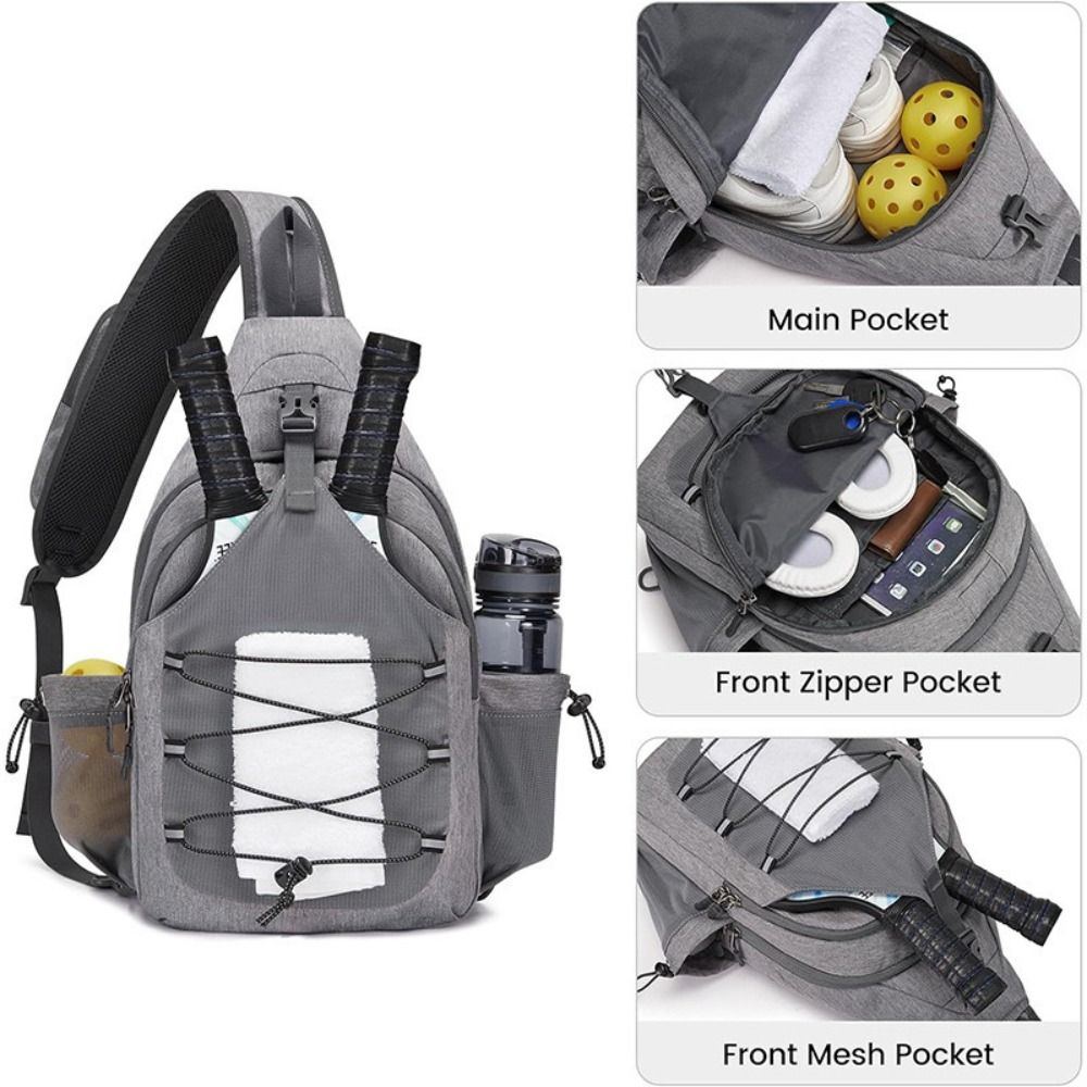 Adjustable Pickleball Bag, Durable Racket Holder for Lightweight Paddle