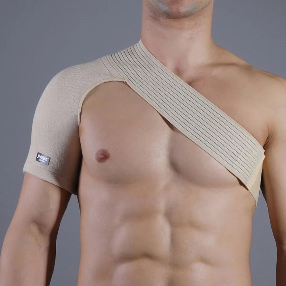 Adjustable Neoprene Shoulder Strap Support Brace, Breathable Back Bandage for Men and Women