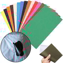 waterproof colorful pvc patches, self adhesive repair kit for holes and rips in tent, raincoat, umbrella, cloth