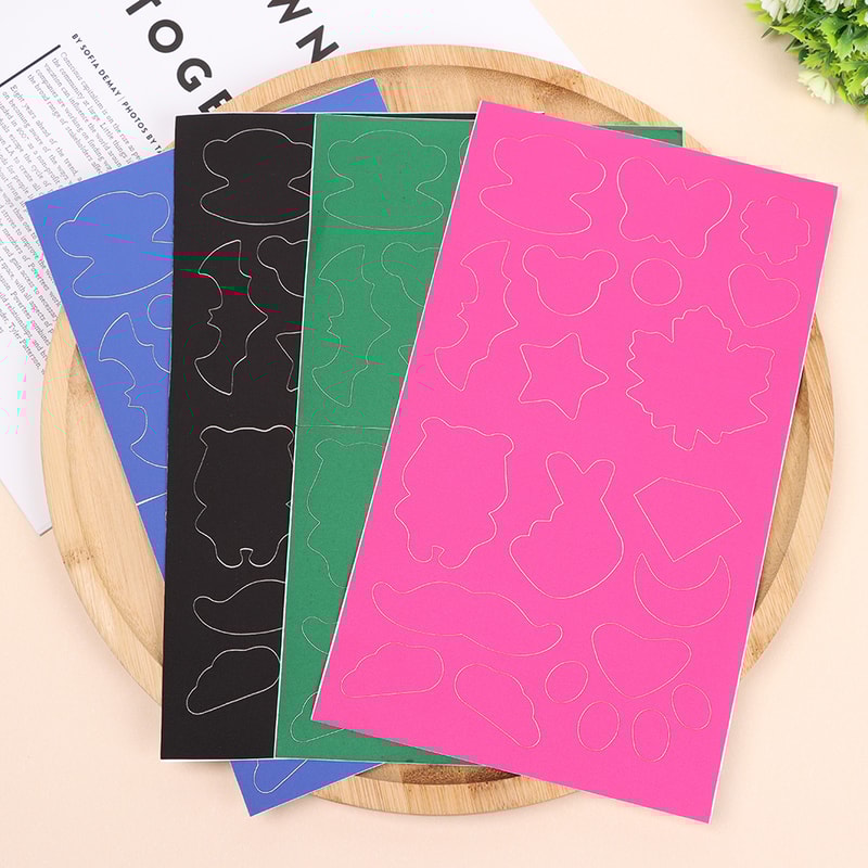 Waterproof Colorful PVC Patches, Self Adhesive Repair Kit for Holes and Rips in Tent, Raincoat, Umbrella, Cloth