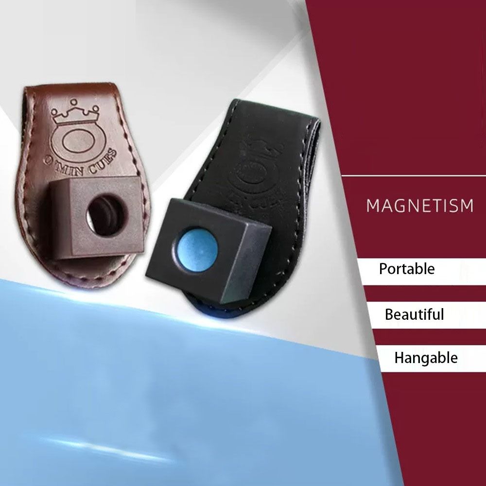 Portable Mini Billiards Accessories, Simplicity Magnetic Billiard Chalk Holder, Precision Tool for Billiards Room, Major