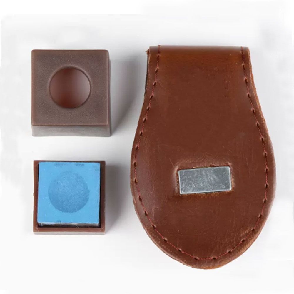 Portable Mini Billiards Accessories, Simplicity Magnetic Billiard Chalk Holder, Precision Tool for Billiards Room, Major