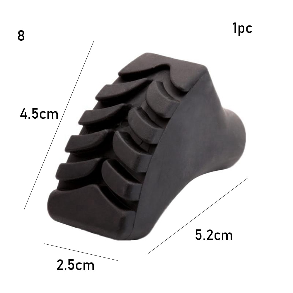 Telescopic Alpenstock Walking Stick Replacement Tips, Trek Pole Protectors