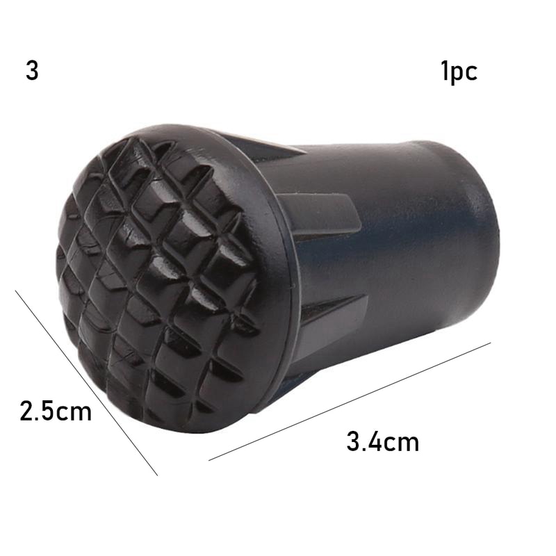 Telescopic Alpenstock Walking Stick Replacement Tips, Trek Pole Protectors