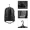 Durable Zipper Closure Tennis Backpack, Large Capacity, Reversible Tennis Racket Bag with Shoe Pocket