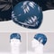 Elastic Nylon Turban Swimming Cap Flowers Printed Long Hair Cap Men Women Pool Bathing Hat Sports A 5