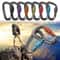 Quickdraws Professional Climbing Carabiner D Shape, Outdoor Equipment, Safety Lock Buckle for Climbing