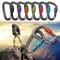 Quickdraws Professional Climbing Carabiner D Shape, Outdoor Equipment, Safety Lock Buckle for Climbing