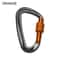 Quickdraws Professional Climbing Carabiner D Shape, Outdoor Equipment, Safety Lock Buckle for Climbing