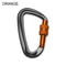 Quickdraws Professional Climbing Carabiner D Shape, Outdoor Equipment, Safety Lock Buckle for Climbing