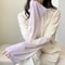 Outdoor Driving Arm Cover Fashion Gauze Sun Protection Sleeves AntiSunburn Womens Loose Arm Protect 3