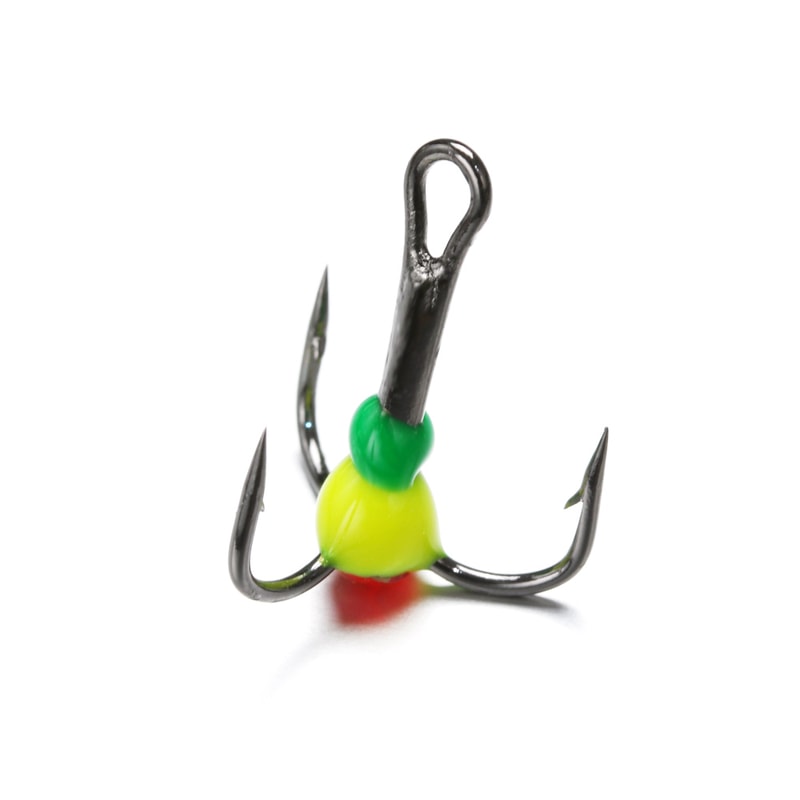 Durable High Carbon Steel Fishing Three-jaw Hook, Sinking Bait Fishing Tackle Tools