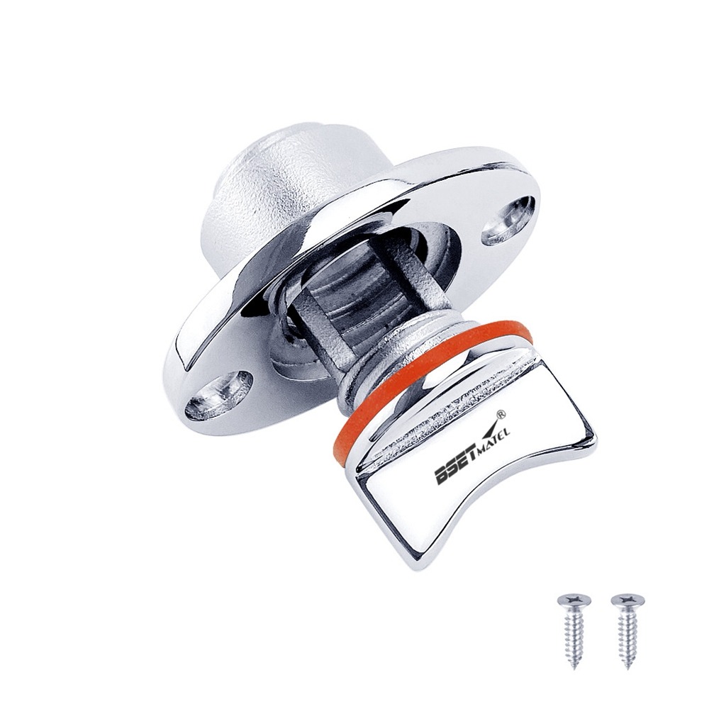 Boat Garboard Transom Hull Bung Hole Drainage Plug Stainless Steel Drain Plug Socket For Kayak Cano 5