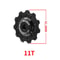 Aluminum Alloy Speed Bike Rear Derailleur Pulley, Roller Idler Bearing for Performance Cycling