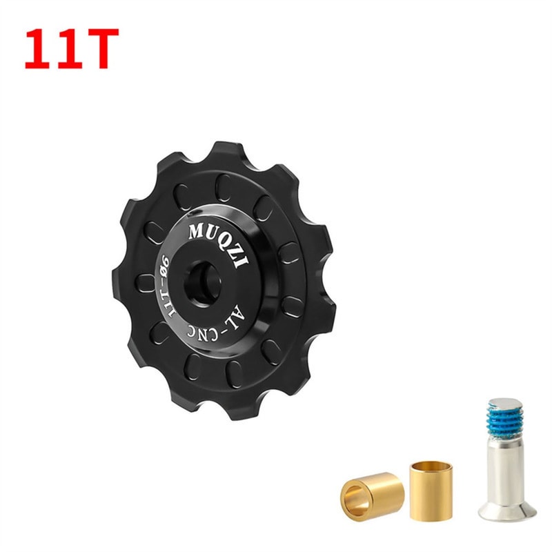 Aluminum Alloy Speed Bike Rear Derailleur Pulley, Roller Idler Bearing for Performance Cycling