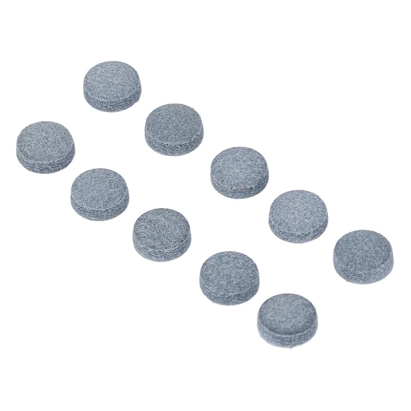 Replacement Pool Cues, Leather Billiard Pool Cue Tips Storage Box, Glue-on Snooker Cue Tips, Multiple Sizes